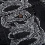 Куртка Supreme x Hysteric Glamour Snake Denim Trucker Jacket 'Black', черный - фото 3