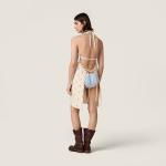 Фартук для жарки шашлыков со стразами Miu Miu SS2026 - фото 2