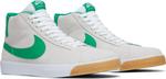 Кроссовки Nike Zoom Blazer Mid SB 'White Lucky Green', белый - фото 9