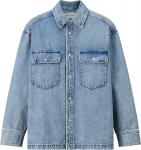 Джинсовая рубашка H&M Atelier Regular-Fit, синий - фото