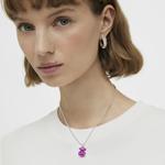 Подвеска Tous Medium Steel Bear Bold Bear, серебро/сталь/розовый - фото 5