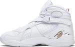 Кроссовки OVO x Air Jordan 8 Retro White, белый - фото 3