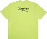 Футболка Balenciaga Oversized с логотипом, желтый - фото 3