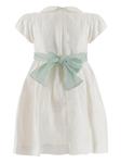 Il Gufo платье с бантом, белый - фото 2