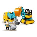 Конструктор LEGO DUPLO 10931 Экскаватор и грузовик - фото 6