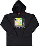 Толстовка Supreme x Mendini Hooded Sweatshirt 'Black', черный - фото 2