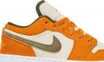 Кроссовки Air Jordan 1 Low SE GS Ceramic, оранжевый - фото 2