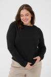 KAFFE CURVE Свитер 'KClizzy' в черном цвете - фото 2