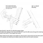 Triad-Orbit SM-KP6 Adapter Plate for Kali LP-6 V2 Speakers - фото 7