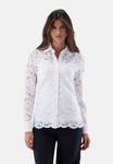 Блуза van Laack Button-down blouse, White/Beige - фото