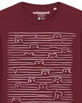 Свитер Watapparel Sweatshirt Doodle Dogs, бордовый - фото 4