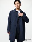 Однобортное пальто Uniqlo, 69 navy - фото