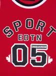 Топ с принтом Sport Dsquared2 Kids, красный - фото 3