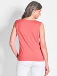 Топ Goldner, коралловый/белый - фото 5