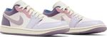Кроссовки Wmns Air Jordan 1 Low Pastel Plum, фиолетовый - фото 8