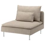 1-местная секция SÖDERHAMN IKEA, цвет hillared beige - фото