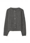 Кардиган Stradivarius BUTTON-UP , Dark Grey - фото 6