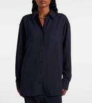 Оверсайз рубашка Toteme, Navy - фото 6