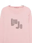 Лонгслив с логотипом Liu Jo, розовый - фото 3