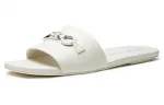 Stuart Weitzman SW Slide Slippers Women's Beige - фото 4