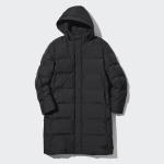 Пуховое пальто Uniqlo Seamless, 09 черный - фото