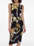 Versace Jeans Couture платье Barocco Outline, черный - фото 3
