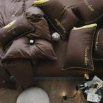 EAGLCQA Сатиновый комплект постельного белья с вышивкой - фото 6