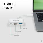 Док-станция Plugable USB 3.1 Gen 2 Type-C Mini Dock with HDMI, USB - фото 2