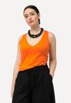 Топ V-NECK TANK Ulla Popken, оранжевый - фото 3