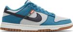 Кроссовки Nike Dunk Low Next Nature 'Toasty - Rift Blue', синий - фото 2