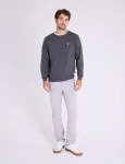 Свитер U.S. Polo Assn Solid Crew Neck, серый - фото