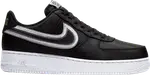 Кроссовки Nike Air Force 1 Low 'Reverse Stitch - Black', черный - фото 2