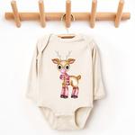 Водолазка с оленями в акварельной гамме The Juniper Shop, Natural - фото