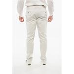 Брюки-чиносы ID Stretch из хлопка Corneliani, White - фото 2