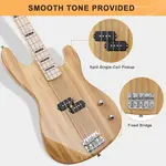 Электрогитара бас Burlywood Glarry GP PRO - фото 6