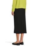 Юбка Eileen Fisher Petite Skirt With Front Slit, черный - фото 3