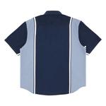 Рубашка Supreme Reflective Stripe Short-Sleeve Work Shirt, Navy - фото 2