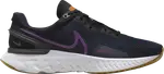 Кроссовки Nike React Miler 3 'Blackened Blue Vivid Purple', синий - фото 2