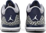 Кроссовки Air Jordan 3 Retro TD Georgetown, синий - фото 6