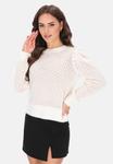 Джемпер faina Jumper, Offwhite/Off-White - фото