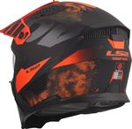 Газовый шлем LS2 of606 drifter, Gray/Orange - фото 6