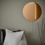 Светильник зеркальный настенный Ikea Warmblixt Wall Mirror Led Dimmable, бронзовый - фото 5