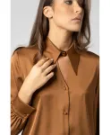 Блузка Leonildex Kocca, коричневый - фото 3