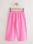 Next Широкие брюки в розовом цвете - фото 2