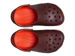 Сабо Crocs Classic Crackle Cog - Kids', Lave Red Crackle - фото 6