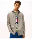 Рубашка Оксфорд Regular fit Tommy Jeans, зеленый - фото