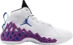 Кроссовки Jordan Jumpman Diamond Mid PF Hyper Violet, белый - фото