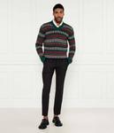 Свитер шерстяной Hugo Sissoh Regular Fit, зеленый - фото 2