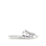 Hogan Valencia Ciabatta Sandals In Silver - фото