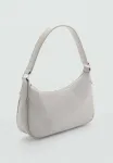 Сумочка Mango, Light Grey - фото 4